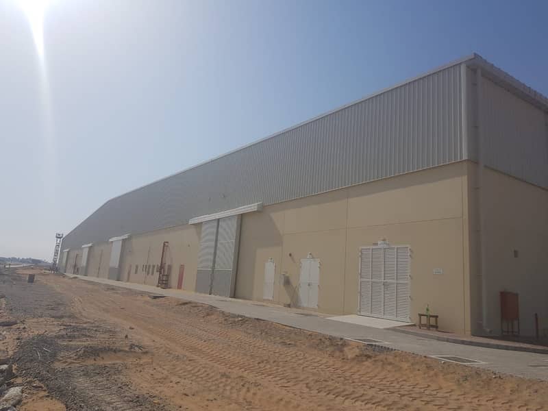 166000 Sq ft Warehouse available in Umm Al Quwain, with Less than 5mins  drive from Shk Mbz Rd.