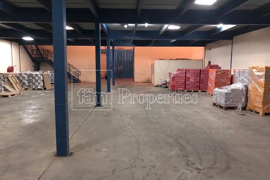 2 Well maintained warehouse with mezanine