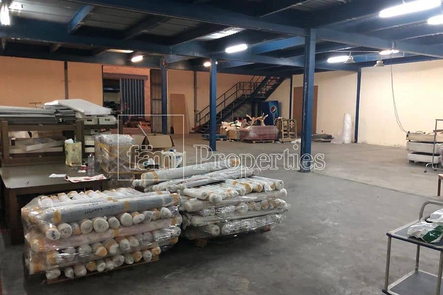 11 Well maintained warehouse with mezanine