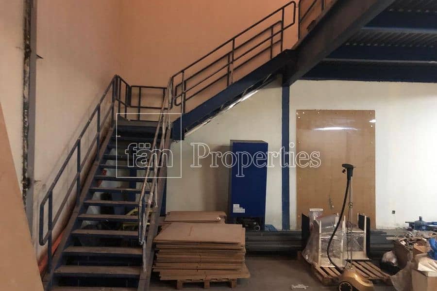 12 Well maintained warehouse with mezanine