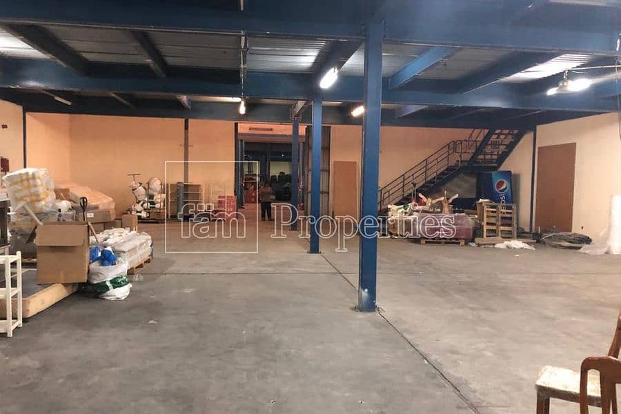 15 Well maintained warehouse with mezanine