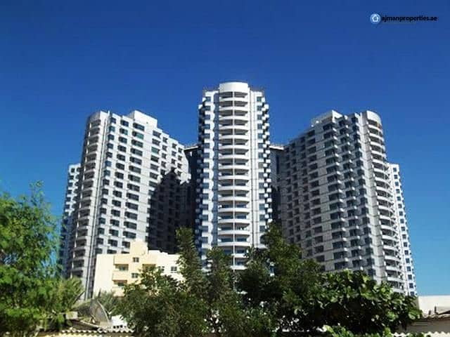 1BHK  in falcon tower for rent  2bathrooms  with parking in ajman