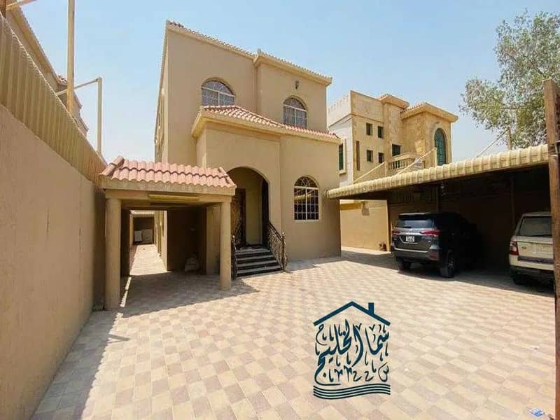 A great opportunity to buy a villa in Ajman with electricity, water and air conditioners, the second piece of Sheikh Ammar Street
