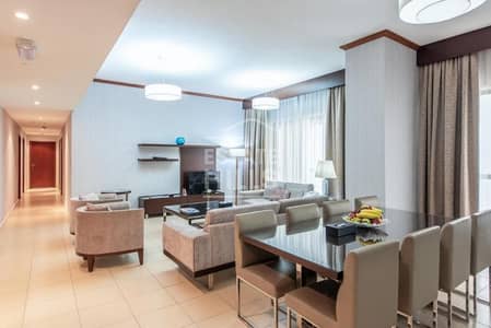 2 Bedroom Hotel Apartment for Rent in Jumeirah Beach Residence (JBR), Dubai - Dubai Marina | Two Bedrooms | High Floor Hotel Apartment