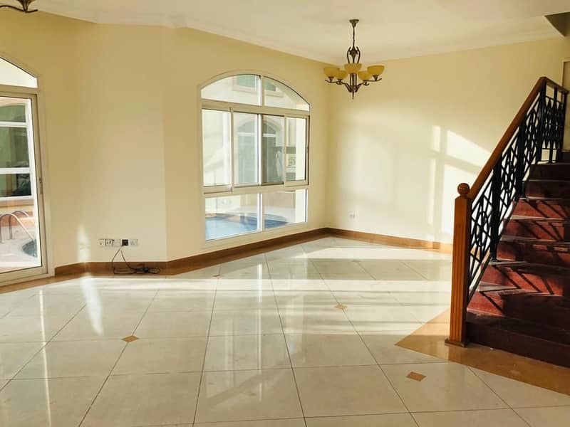 Spacious 4 Br Compound  Villa With Maids Room Rent 105k