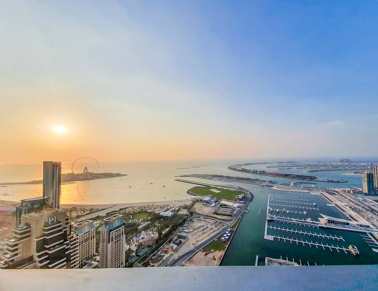 Full Sea & Ain Dubai View | Contemporary 4 Bedroom Suite