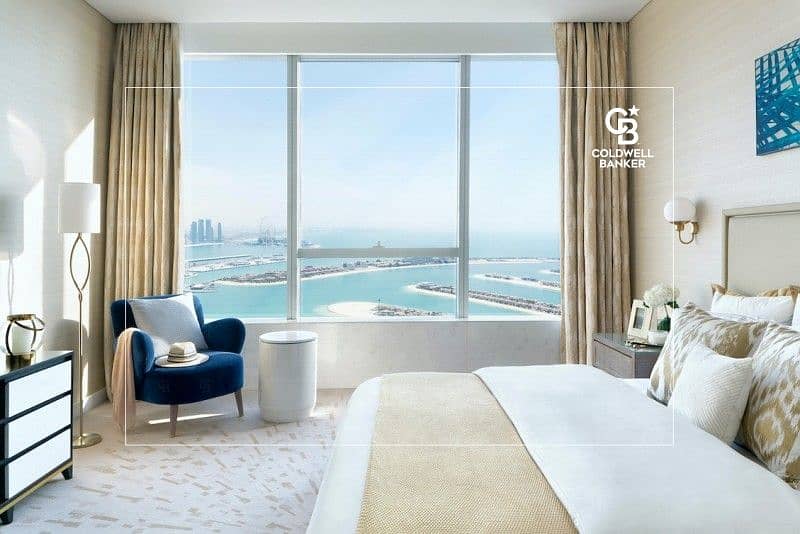 3 Luxurious Studio| Resale| Stunning view|Palm Tower