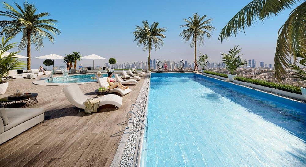 Owns in downtown  installments the view of Sheikh Zayed Road and Khalifa Tower