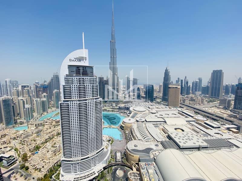 Burj Khalifa View |High Floor |Biggest Layout