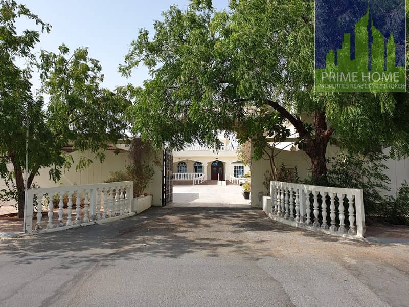 ABR- 8 bedrooms attached bathroom / 2 Kitchen /Villa for sale in Mizhar/ Arabic Style / 20,000 sqft / only GCC