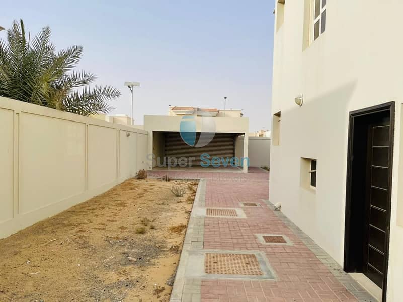 15 Independent 5-Bedrooms villa for rent Barashi Sharjah