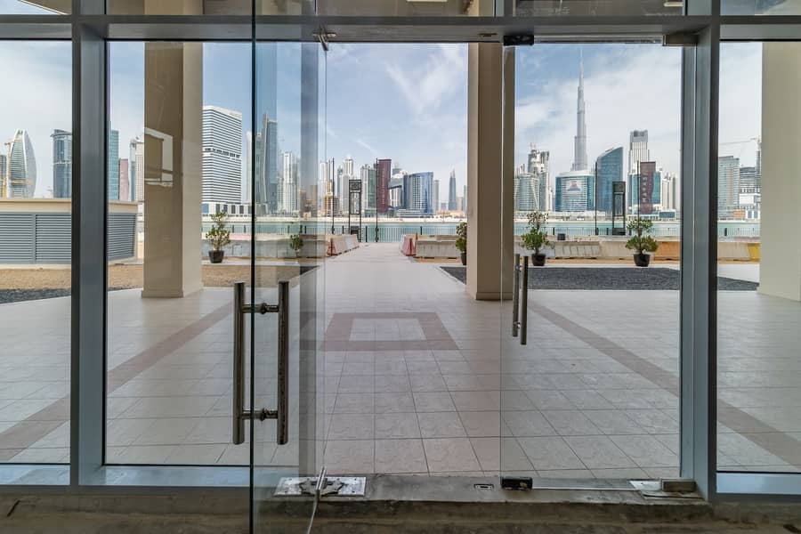 4 High power I Shell and Core Retail Space | Dubai Canal View