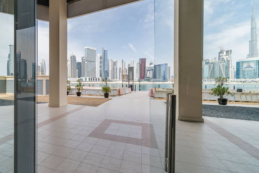 High Power I Exclusive Retail Space | Dubai Canal View