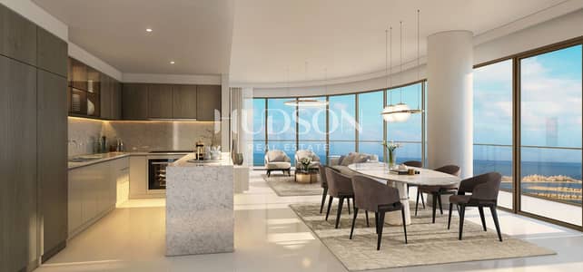 1 Bedroom Apartment for Sale in Dubai Harbour, Dubai - Grand Bleu Tower | Elie Sab | Beachfront 1BR