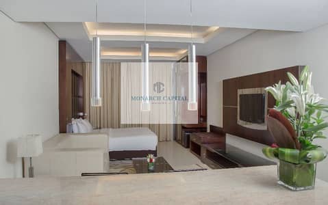 شقة فندقية 1 غرفة نوم للايجار في مدينة دبي للإعلام، دبي - شقة فندقية في برج ميديا ون مدينة دبي للإعلام 1 غرف 102000 درهم - 4970727