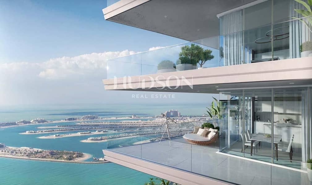 位于迪拜港，艾玛尔海滨社区，滨海景观公寓，滨海景观1号大厦 2 卧室的公寓 3 AED - 5414568