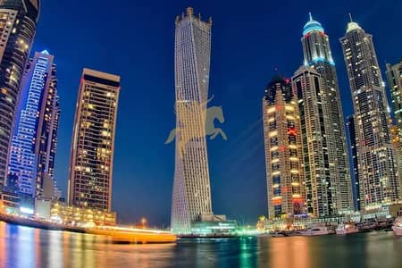 1 Bedroom Apartment for Sale in Dubai Marina, Dubai - The Largest Layout One Bedroom in Cayan Tower - Magnificent Full Marina View