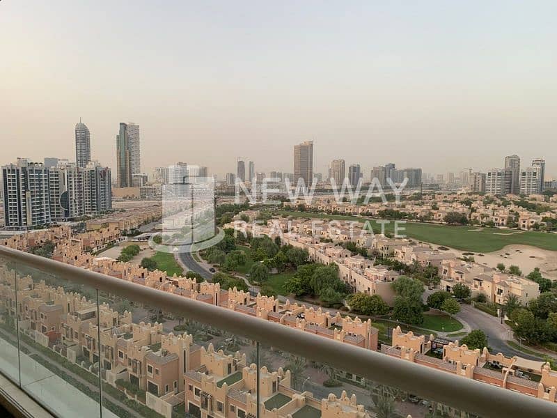 14 CHILLER FREE &  GOLF VIEW  2 BEDROOM APARTMENT FOR RENT IN SPORTS CITY
