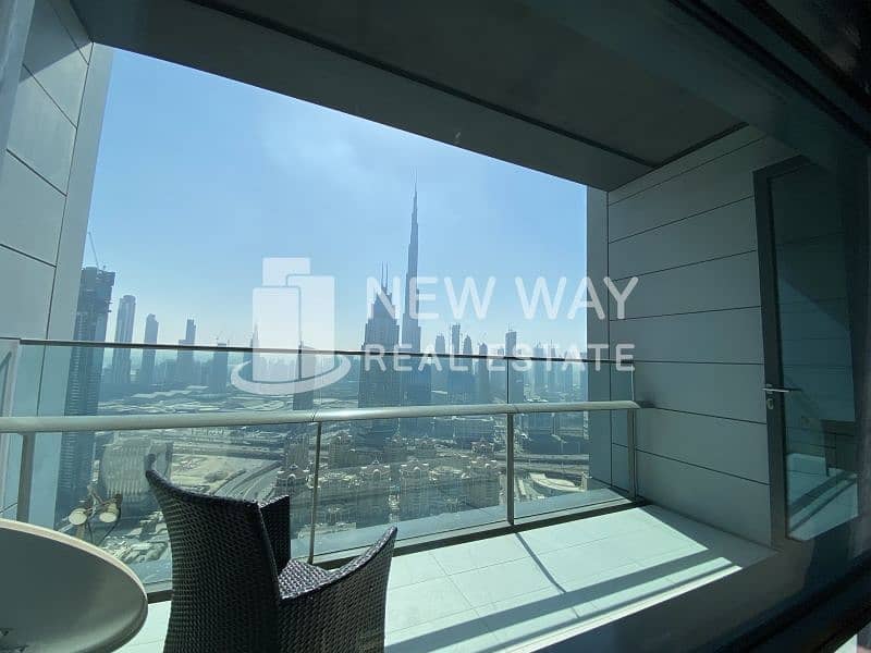 Own a masterpiece with captivating Dubai skyline | Burj Khalifa and Zabeel View