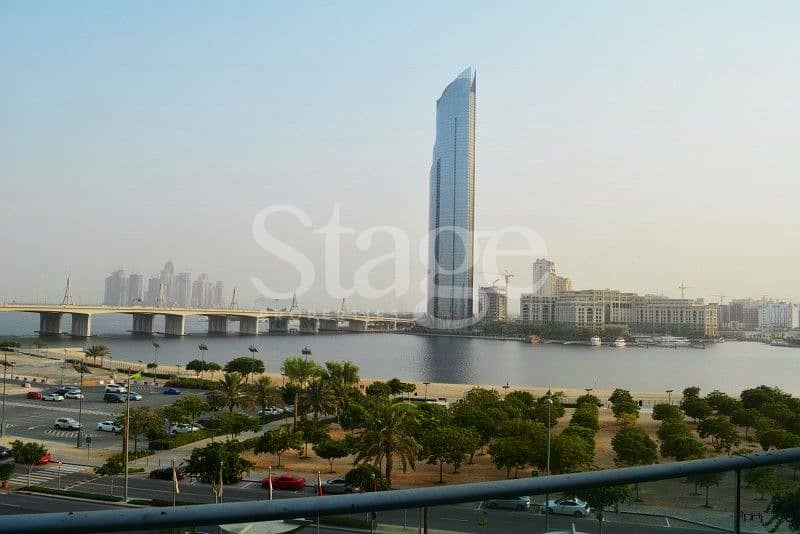 Lake view Spacious 2bed in Festival City