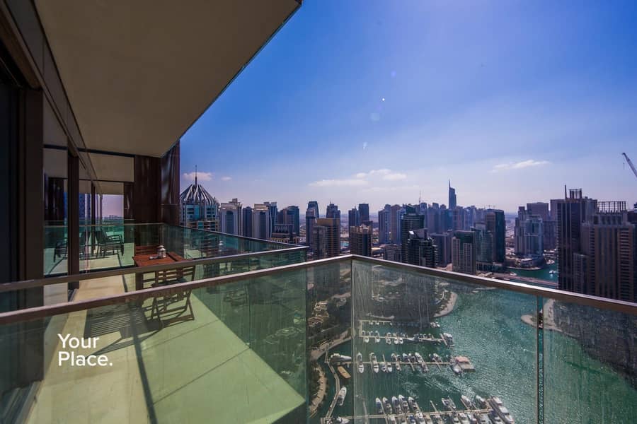 High Floor | Full Marina View | Vacant