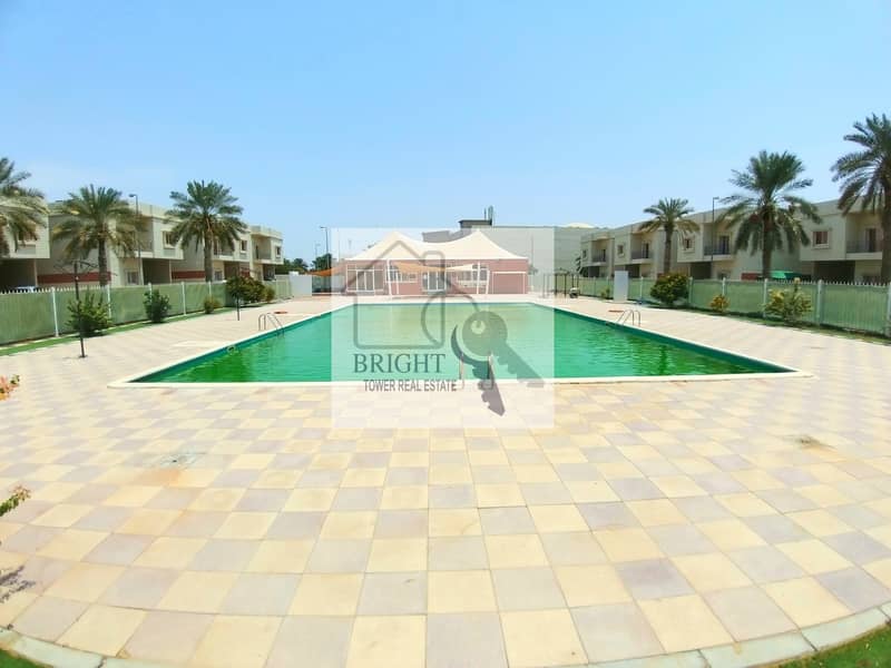 Amazing 4Bhk Duplex Compound Villa With Pool & Gym For Rent Markhaniya 80K