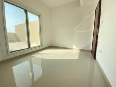 1 Bedroom Flat for Rent in Khalifa City, Abu Dhabi - AWESOME 1 BEDROOM HALL PVT  TERRACE MONTHLY 3500 SEP/KITCHEN FULL WASHROOM NR KHALIFA MARKET IN KCA