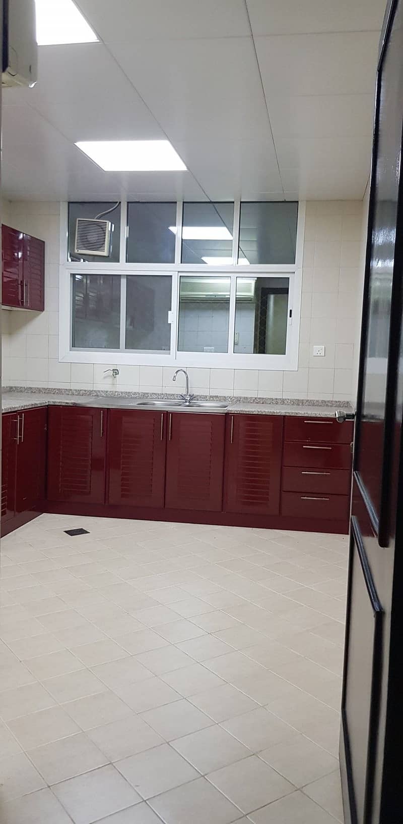 4 Good Flat 3/Bedrooms+Hall With Privet Cover parking in khalifa City A