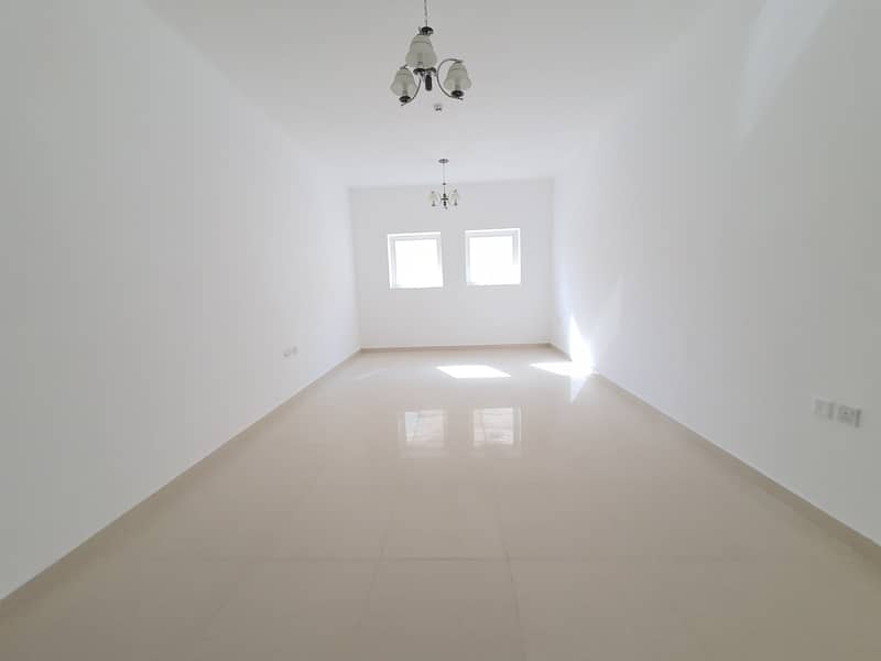 Luxary brand new 1bhk with balcony, big hall, parking in new muwaileh