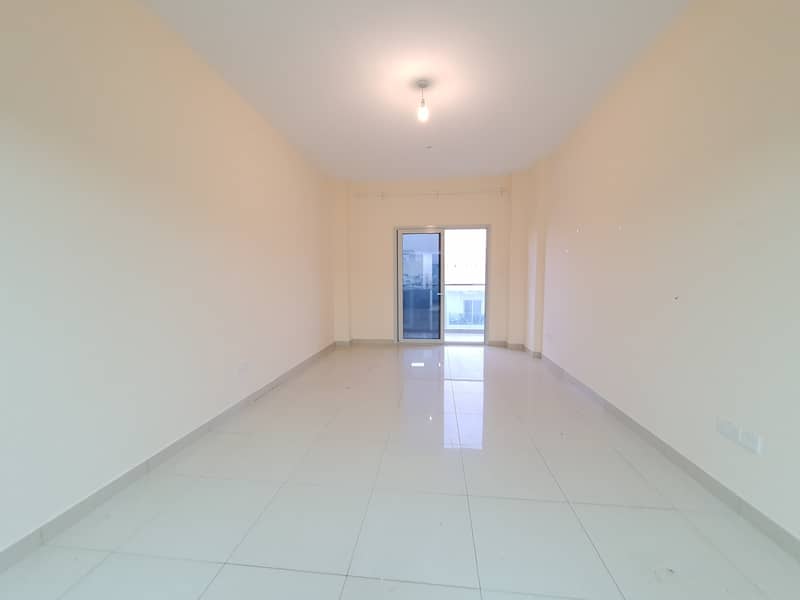 Spacious studio with big balcony, wardrobe, parking in Alzahia gardens.