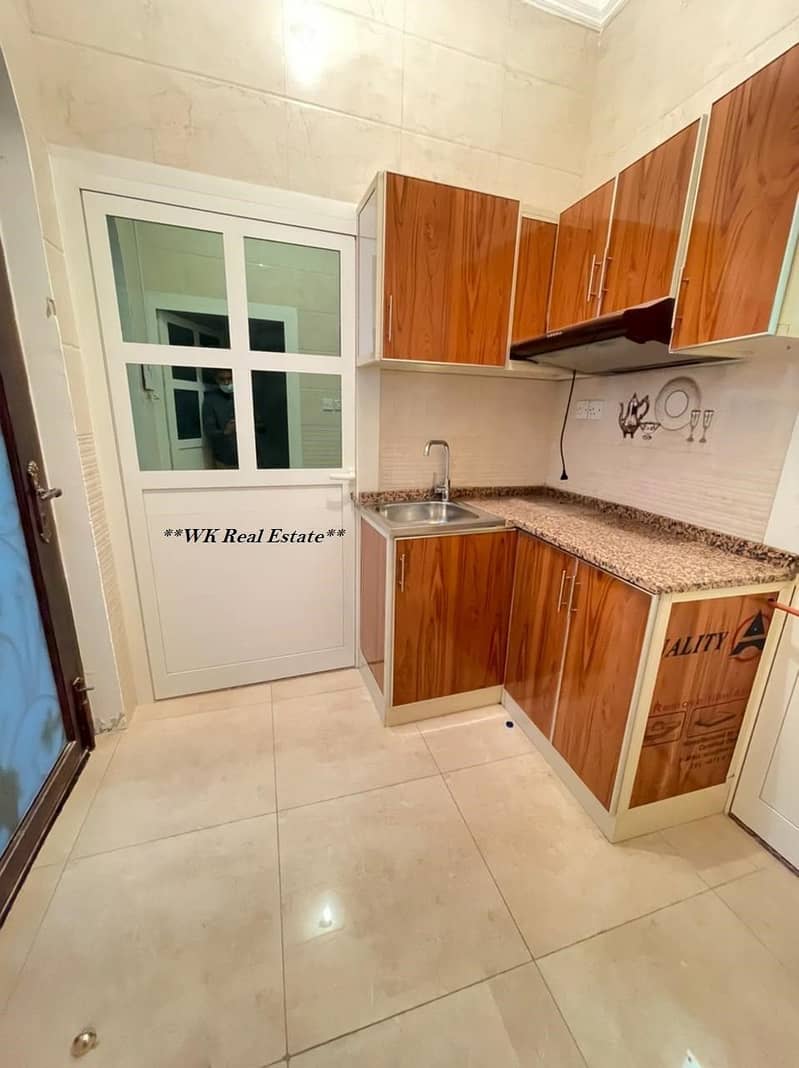4 NEW PRIVATE ENTRANCE 1 BEDROOM APARTMENT FOR RENT IN KHALIFA CITY A