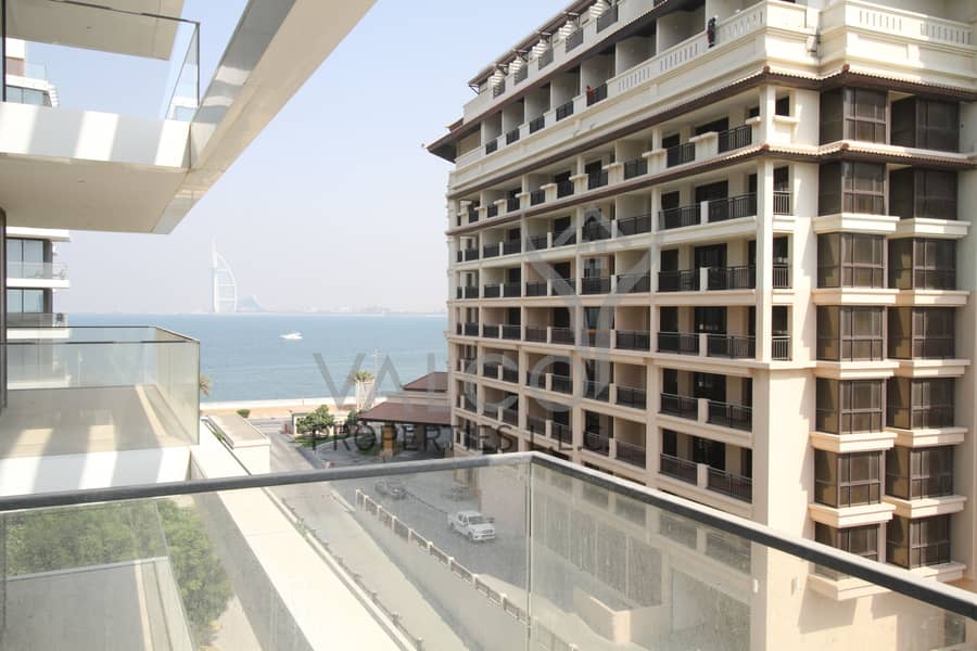 Luxurious 2 BR Beachfront Apt | Burj Al Arab View