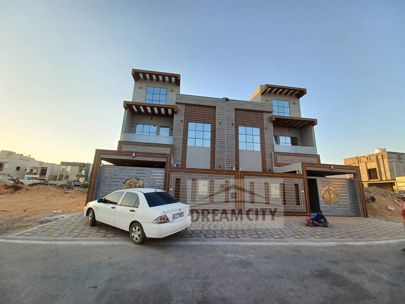 BRAND NEW VILLA FOR SALE IN AJMAN AL yasmeen  5 BEDROOM MAJLIS HALL KITCHEN WITH CAR PARKING VERY SPECIAL LOCATION