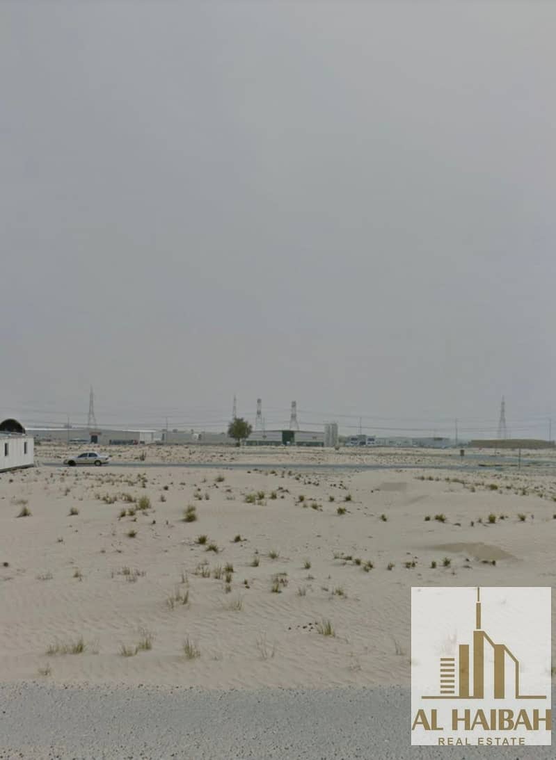 For sale residential land in Sharjah, Al Hoshi area, a very, very special location, close to Al-Nouf area and near a par