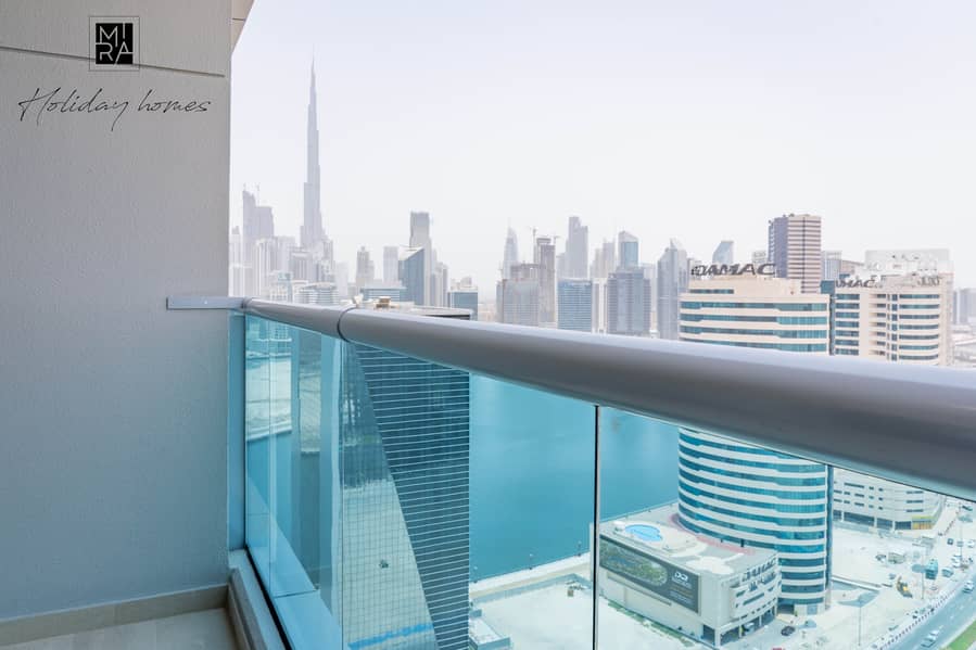 Brand New furnished studio in Business Bay | Burj Khalifa View