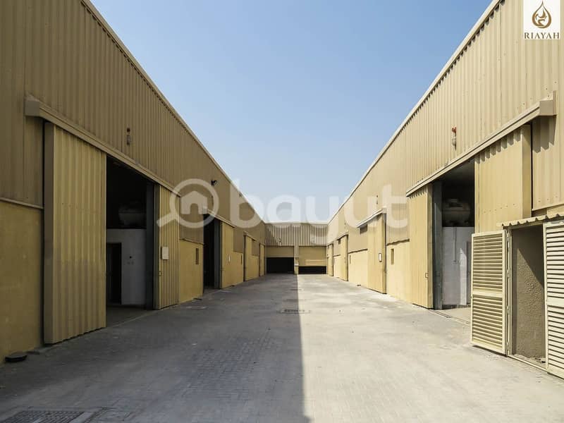 8 2000 SQ. FT to 3240 SQ. FT.  Warehouse in DIP 2 with Electrical Power KW 30