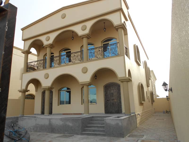 SPACIOUS DESIGN VILLA  5 BED  WITH CENTRAL AC AND BIG   |MAJLIS & HALL| AVAILABLE IN Al Mowaihat Ajman