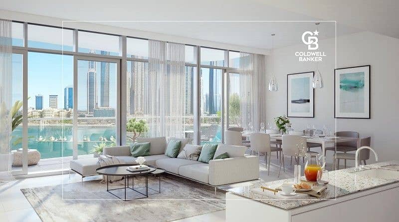 位于迪拜港，艾玛尔海滨社区，滨海景观公寓 1 卧室的公寓 1700000 AED - 5455262