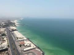 OUTSTANDING APARTMENT 3BHK SUPER DUBLEX BIG SIZE FULL SEA VIEW AVAILABLE FOR RENT CORNICHE RESIDENCE TOWERS AJMAN