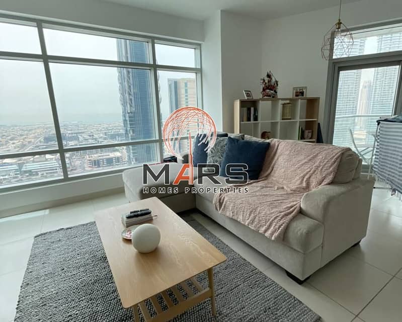 1 Bedroom with Balcony | Higher Floor | Closed Kitchen | Unfurnished