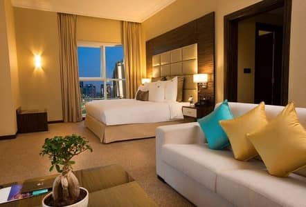 旅游俱乐部区(TCA)， 阿布扎比 酒店式公寓待租 - 位于旅游俱乐部区(TCA)，米娜路，杰纳艾尔萨拉布大楼 的酒店式公寓 10000 AED - 3730845