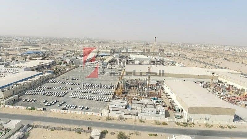 7 own for Only 80 AED/sq. ft  - Fully Developed Industrial Plot