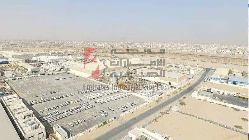 9 own for Only 80 AED/sq. ft  - Fully Developed Industrial Plot