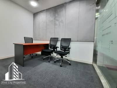 Office for Rent in Al Hosn, Abu Dhabi - Fitted Office Spaces || No Commission