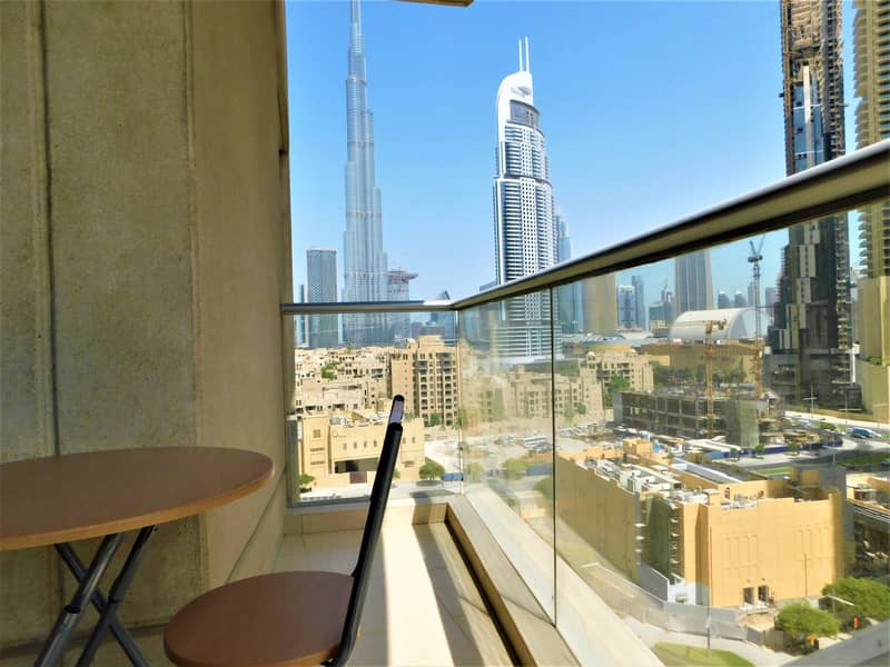 Balcony Burj Khalifa View