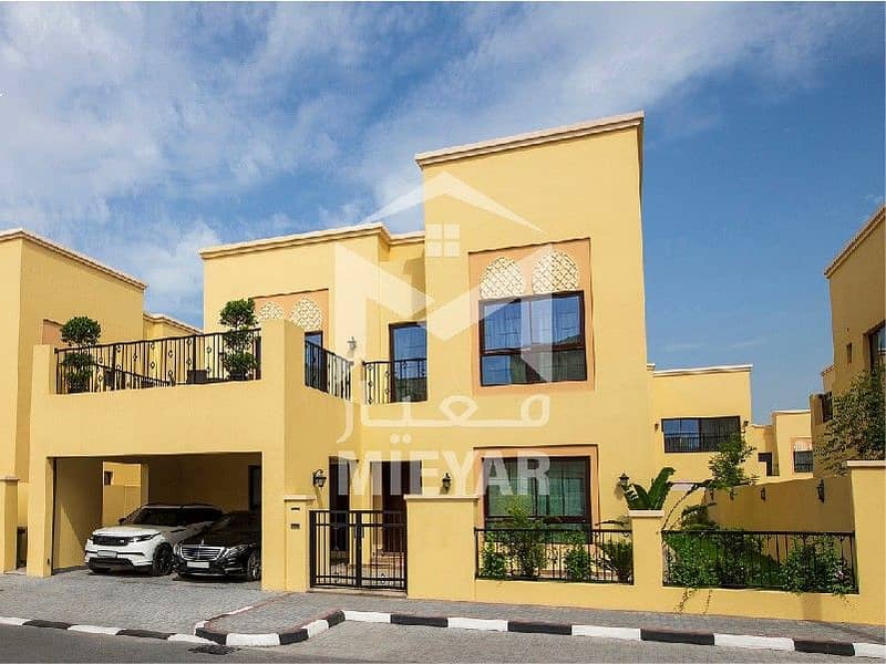 Own a villa in Nad Al Sheba on an area of ​​5,000 feet, ready for delivery