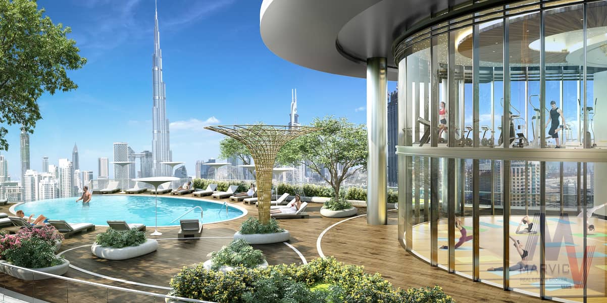 03 Years Payment Plan | Un-obstructable view of  Burj Khalifa