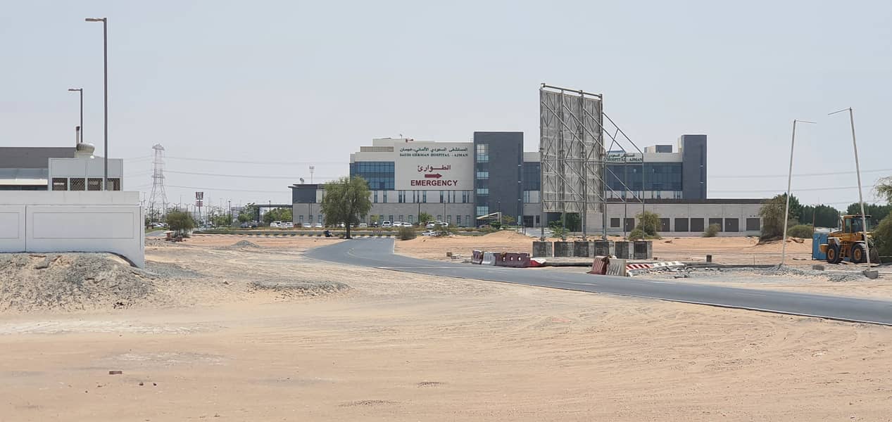 G+4 Building Plot close to Saudi-German Hospital, Ajman