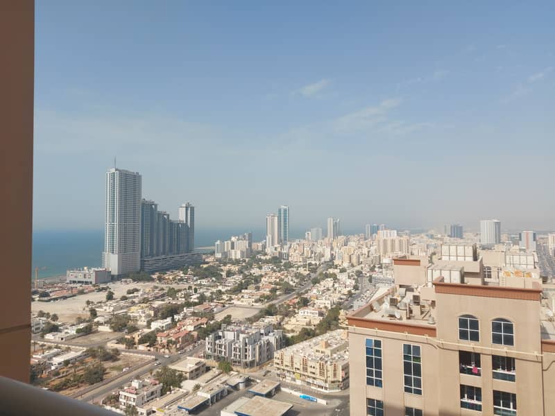 FOR SALE :EMPTY 2BHK +STORE+LAUNDRY SEA &FULLY OPEN VIEW IN AJMAN ONE TOWERS AJMAN ONE