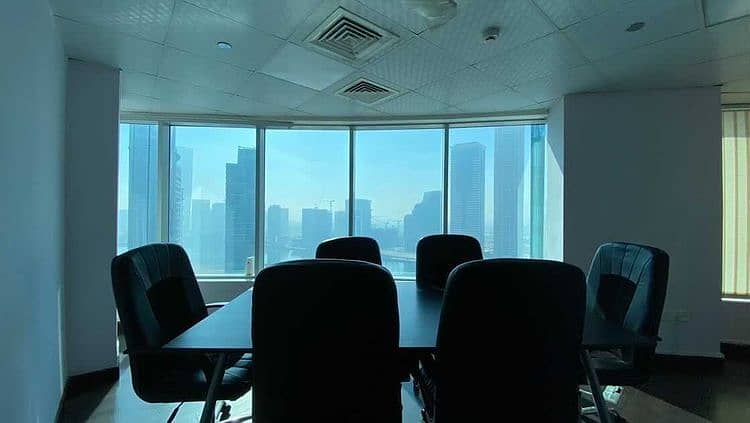 8 FULLY SERVICED OFFICE | FREE DEWA CHILLER | BUSINESS BAY